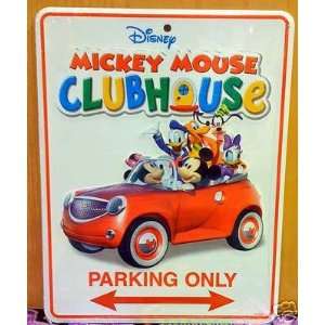   Clubhouse Parking Only Decorative Sign (Walt Disney World Exclusive