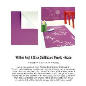   Wallcovering Wallies Chalkboard and Dry Erase Grape Chalkboard 16003