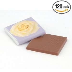 Deluxe Chocolate Squares with flowered wrapping  Grocery 
