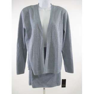Dana Buchman NWT DANA BUCHMAN Sparkly Blue Grey Skirt Suit Set Sz 12 $ 