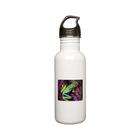   Inc Stainless Water Bottle 0.6L Red Eyed Tree Frog on Purple Leaf