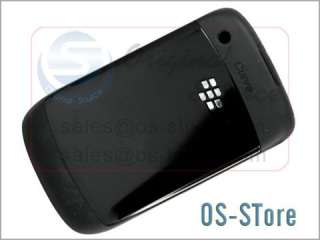 ORG BlackBerry CURVE 8520 8530 Full Housing Case Black  