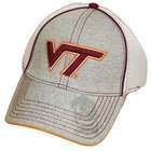   Licensed NCAA VT VIRGINIA TECH HOKIES FLEX FIT GREY MESH HAT CAP