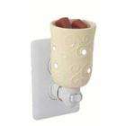 Candle Warmers Round Cream Plug In Warmer / Night Light by Candle 