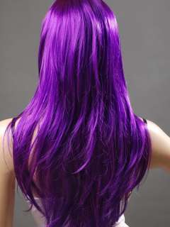 Long Purple Lolita Style Cosplay Costume Wig 70cm  