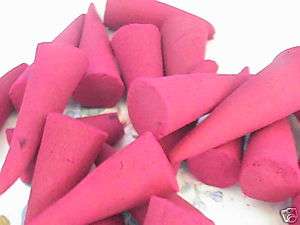 100 ROSE Fragrance Scented INCENSE CONES Triple Scent  