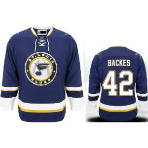  NHL Gear   David Backes #42 St. Louis Blues Jersey Third Blue 
