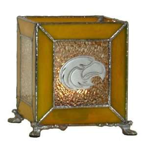   Golden Eagles Leaded Stained Glass Tea Light