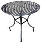 Pangaea Home FM C4125RD Folding Round Wrought Iron Dining Table