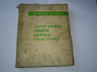 John Deere JD 1020 tractor service repair shop manual  
