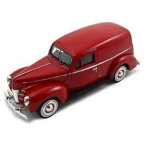  1940 Ford Sedan Delivery Red 124 Diecast Car Model Toys & Games