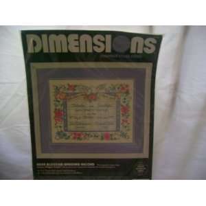  Dimensions Counted Cross Stitch Kit Rose Blossom Wedding 