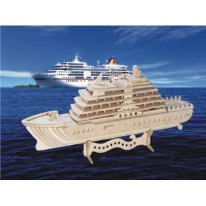  Cruise Ship 3d Puzzle   71 Pieces Toys & Games