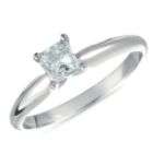   Tomorrow Together 14KW 1/2 cttw Princess Cut Diamond Solitaire Ring