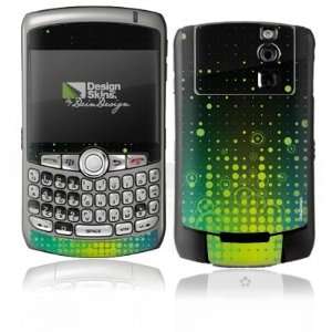 Design Skins for Blackberry 8320 Curve   Stars Equalizer yellow/green 