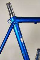 Vintage Schwinn Road Bike Frame lightweight steel blue lugged chrome 
