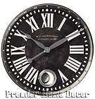 18 United Time Nickel Rim & Long Pendulum Wall Clock  