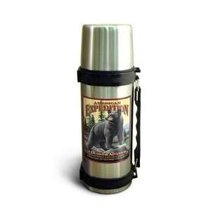  American Expedition Steel Thermos 32oz   Black Bear 