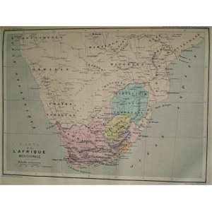  La Brugere Map of South Africa (1877)