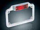 lighted motorcycle license plate frame  