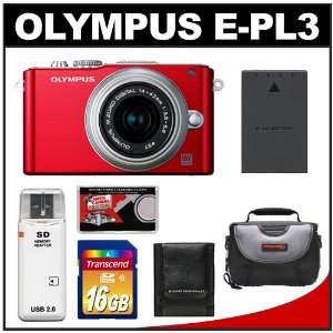 Olympus PEN E PL3 Micro 4/3 12.3 MP Digital Camera & 14 