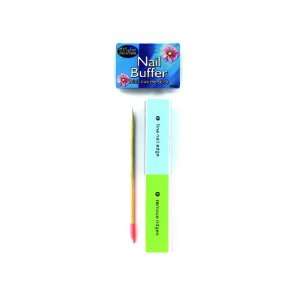   buffer with cuticle stick (Wholesale in a pack of 24) 