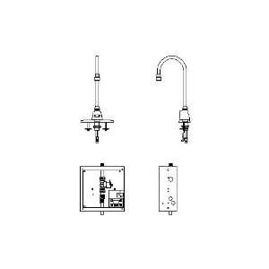 Delta 3001T3432A Single Hole Battery Operated Electronic Basin Faucet 