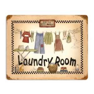  Laundry Room Vintage Metal Sign Home Mom