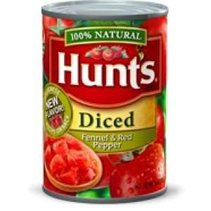 Hunts Diced Fennel & Red Pepper Tomatoes, 14.5oz Can (Pack of 12 