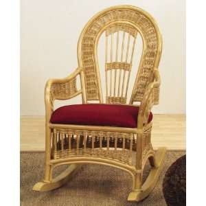   Rattan and Wicker Rocking Chair by Hospitality Rattan