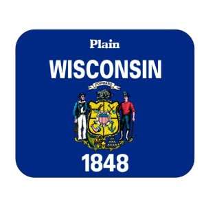  US State Flag   Plain, Wisconsin (WI) Mouse Pad 