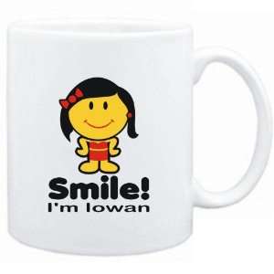  Mug White  Smile I am Iowan   Woman  Usa States Sports 