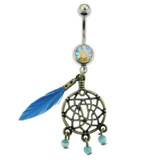  Handcrafted Native American Dreamcatcher Belly Ring MADE 