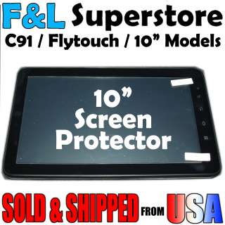 10 Tablet Screen Protector Clear For Z102 C91 ZT180 Flytouch Superpad 