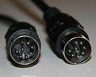 Din 8 (Large Din) 8 pin Male Male 12 ft cable