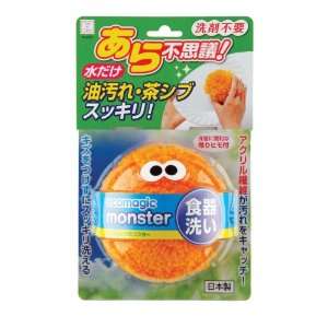  Ecomagic Monster Acrylic Fiber Dish Sponge (Orange 