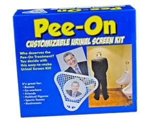 Listing is fora wholesale set of 10 Pee on urinal kits ( If you just 