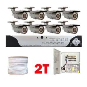  Complete Professional 8 Channel Real Time H.264 (2TB HD 