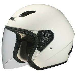    AFX FX 43 MOTORCYCLE HELMET W/SHIELD PEARL WHITE MD Automotive