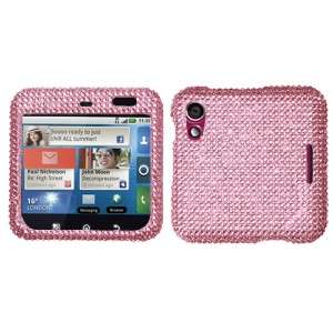 Pink Crystal Bling Hard Case Cover for Motorola Flipout MB511