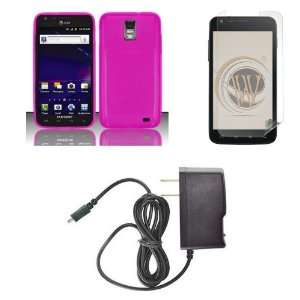  (AT&T) Premium Combo Pack   Hot Pink Thermoplastic Polyurethane 