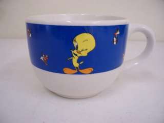 Gibson Looney Tunes Tweety Bird Soup Cereal Bowl Mug  