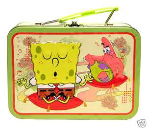 SpongeBob Squarepants Patrick Star Kids School Storage Tin Metal Tote 