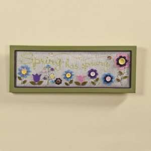Spring has Sprung Wall Hanging   Party Decorations & Wall Decorations 