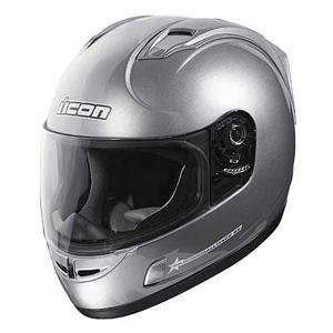  Icon Alliance SS Solid Gloss Helmet   XX Large/Silver 