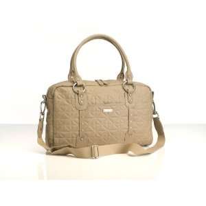  Elizabeth Hand Quilted Leather Diaper Bag in Fawn Baby