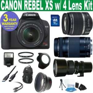  BRAND NEW CANON REBEL XS w/ CANON 18 55 IS LENS + CANON 75 