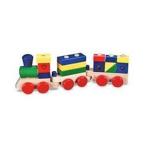  Melissa & Dougs Wooden Stacking Train Toys & Games