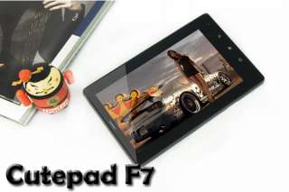 Cutepad F7 A10 Android 4.0 7 Capacitive Tablet PC Dual Camera Built 