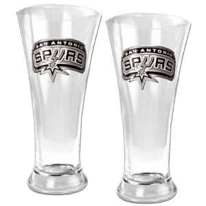 San Antonio Spurs 2 Piece Glass Pilsner Set  Sports 